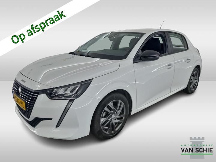 Peugeot 208 1.2 PureTech Active Pack 1e-Eig. & Dealer-Onderh, Auto's, 12 maanden, Stof, 1199 cc, Wit