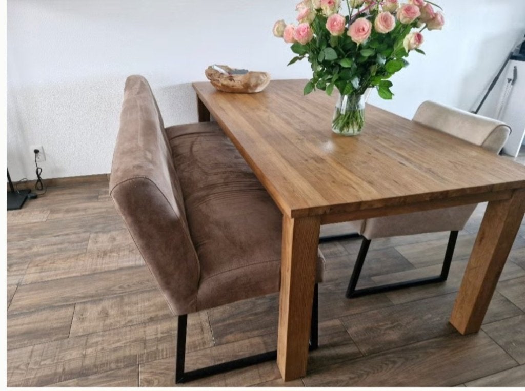 Foto 3 van Teak houten eettafel