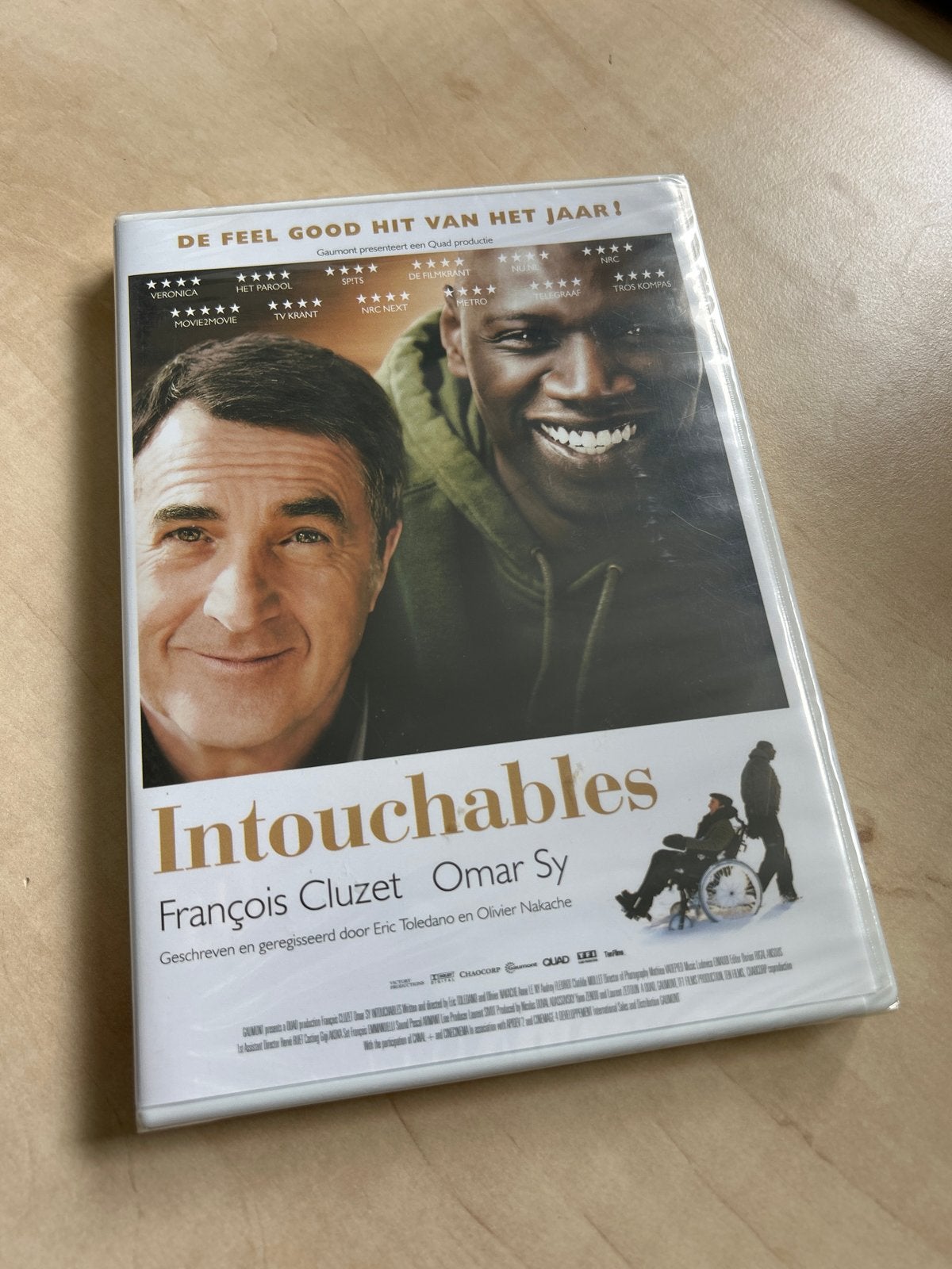Intouchables DVD - Nieuw in verpakking, Cd's en Dvd's, Vanaf 9 jaar, Ophalen of Verzenden, Nieuw in verpakking, Drama