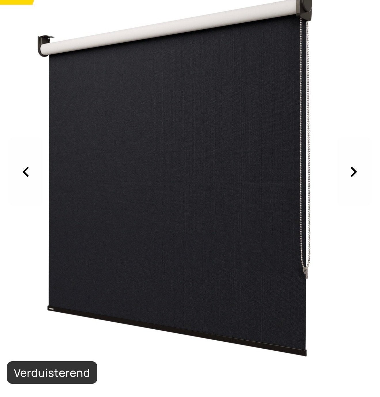 Nieuw Veneta Rolgordijn Verduisterend Zwart 108.9x140.2cm, Ophalen, Overige merken, Verduisterend, Zwart