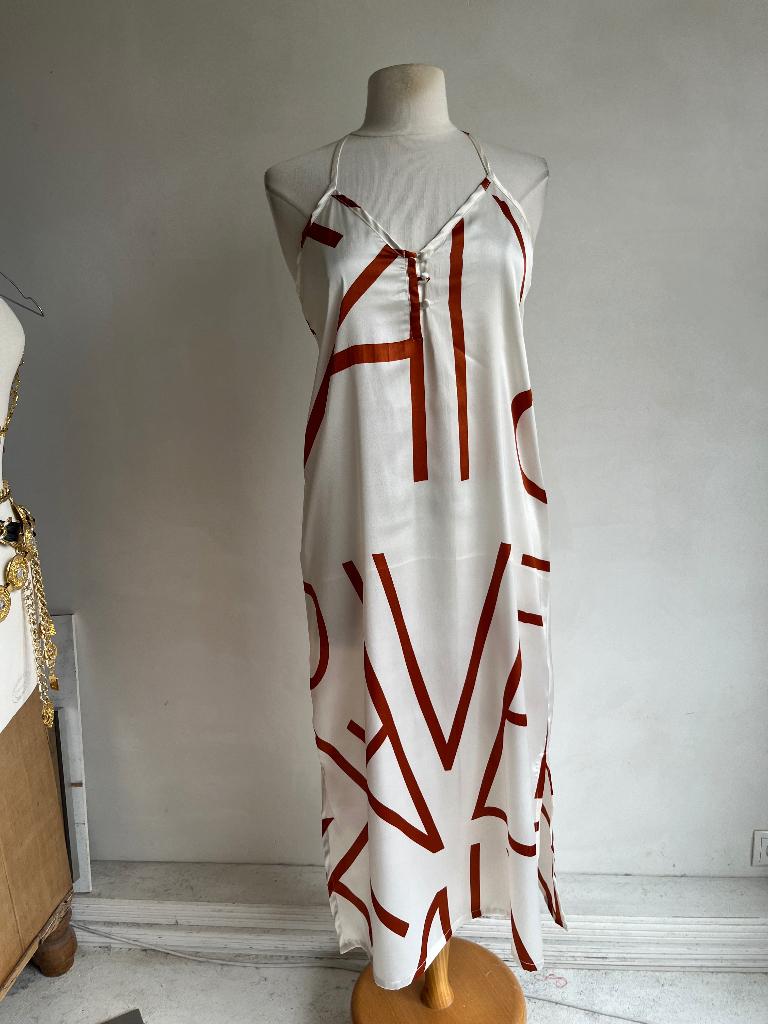anna + nina maxi jurk maat s, Verzenden, Zo goed als nieuw, Anna + nina, Maat 36 (S)