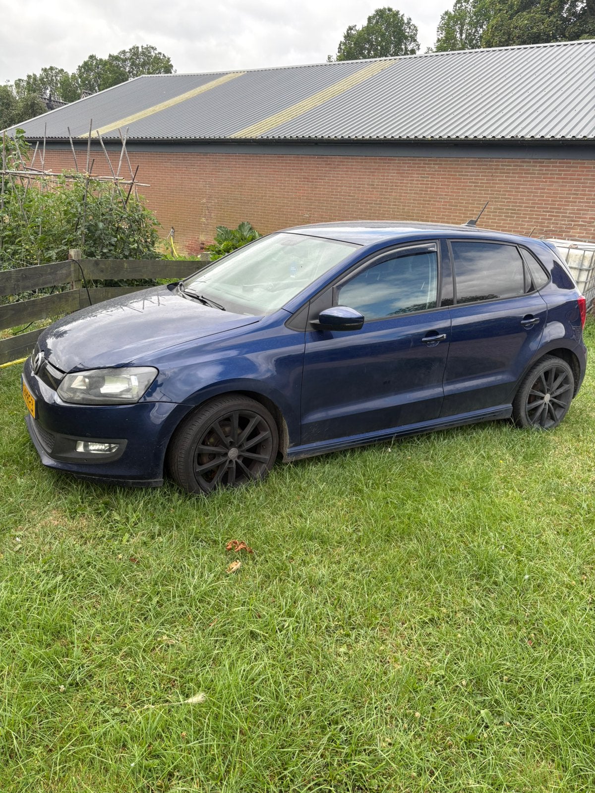 Volkswagen Polo 1.2 tdi 2011, Auto's, Volkswagen, Voorwielaandrijving, Stof, Zwart, Blauw