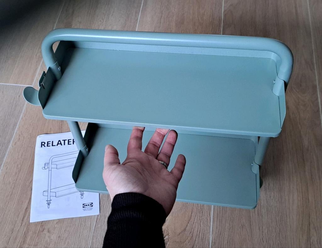 IKEA RELATERA bovendeel rekje, Ophalen of Verzenden, Nieuw, Staal