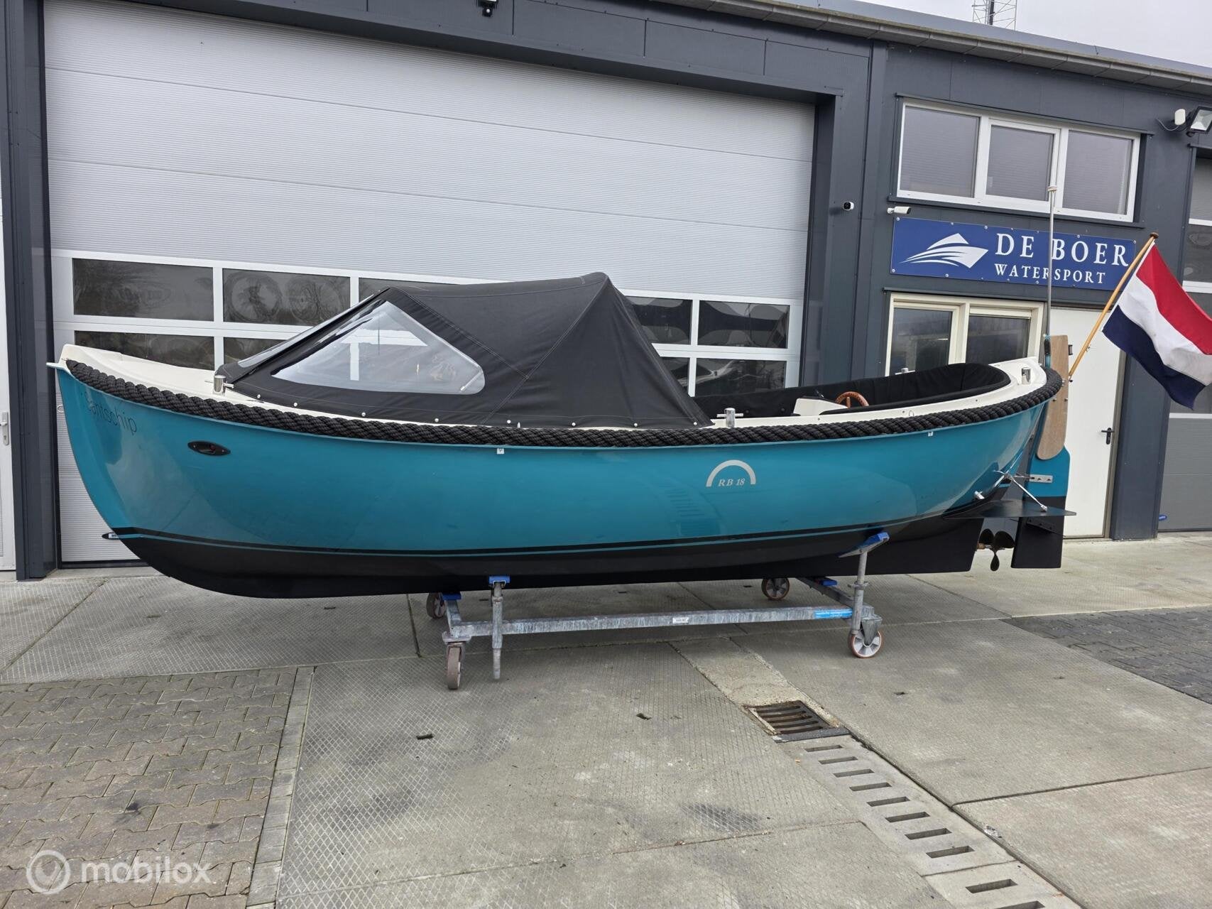 Antaris RB18 Vetus 13pk 390 uren!, Gebruikt, Polyester, Diesel