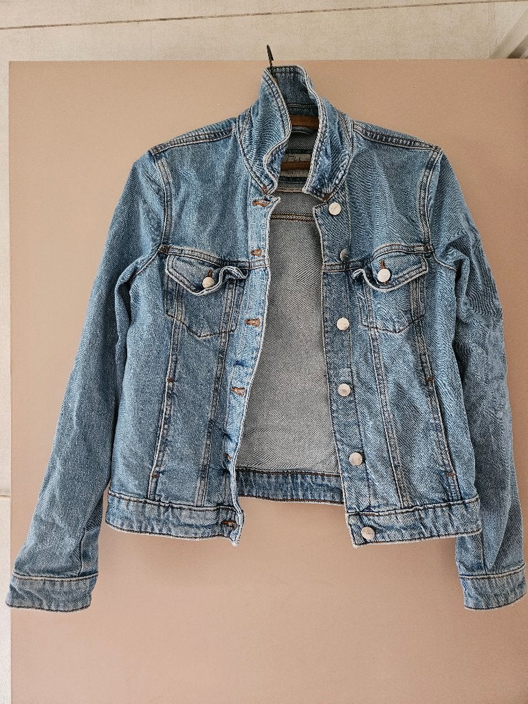 Spijkerjack, Blauw, Ophalen of Verzenden, Zo goed als nieuw, Maat 36 (S)