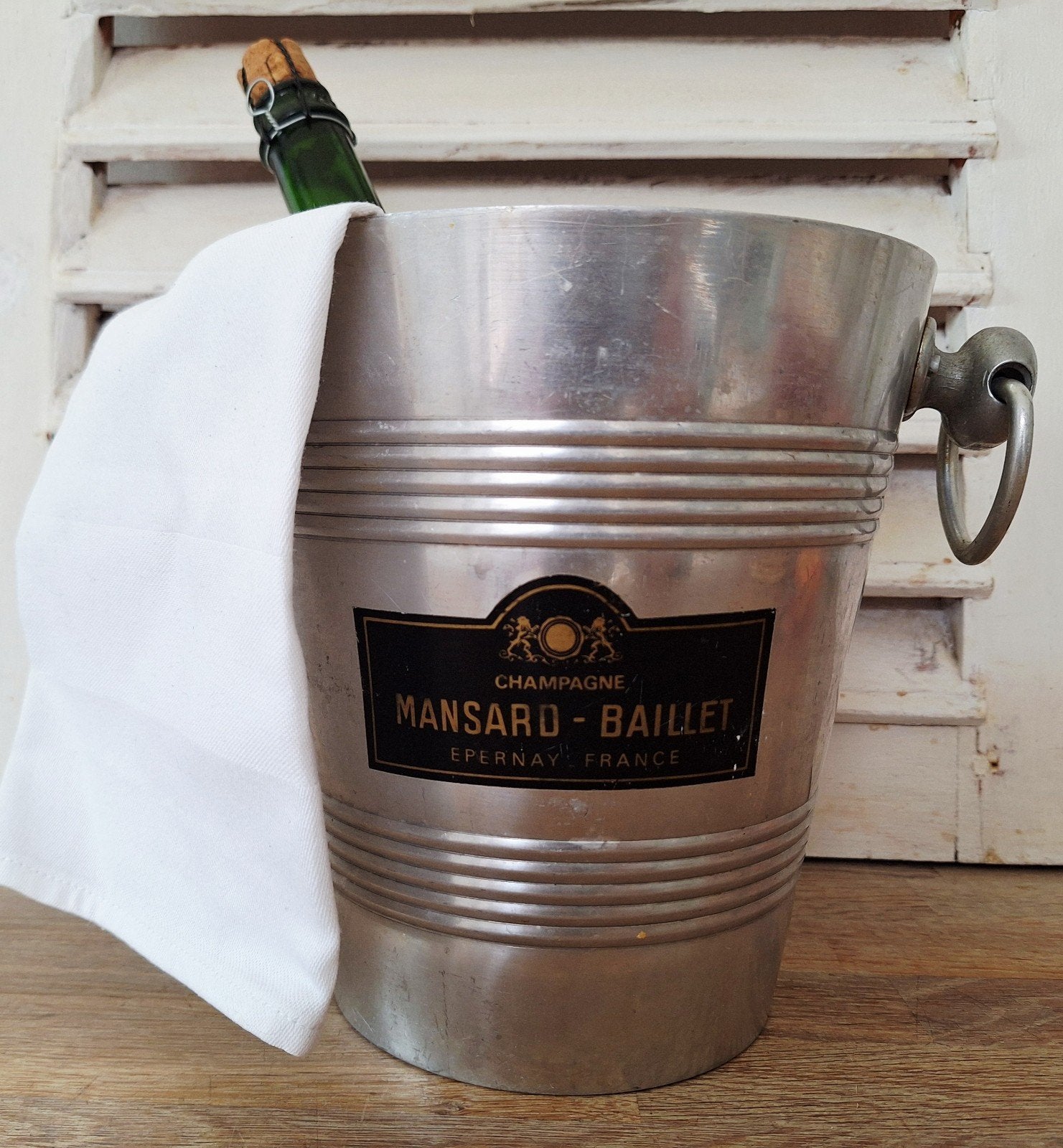 Vintage Champagnekoeler Mansard-Baillet Epernay, Antiek en Kunst, Ophalen of Verzenden