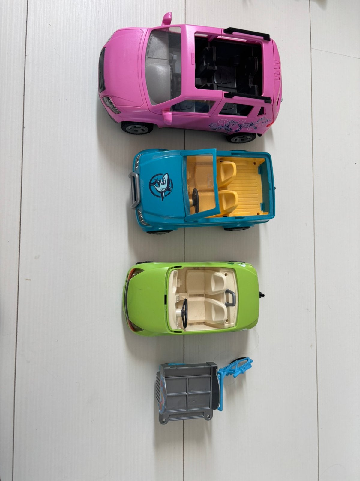 Playmobil auto’s en ijskar, Ophalen, Gebruikt