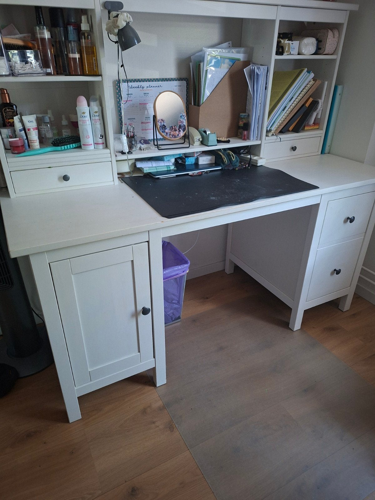 IKEA Hemnes Bureau met Opbouw - Gebruikt, Ophalen, Gebruikt