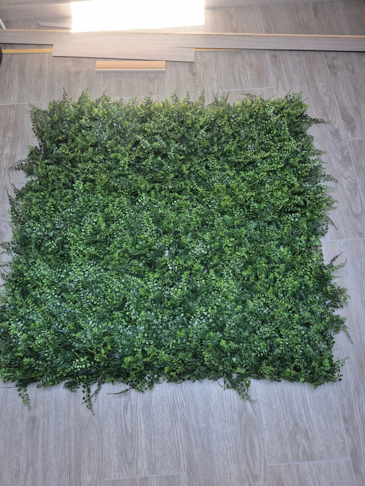 Kunstplantwand / kumsthaag varen 100cmx 100cm, Ophalen, Nieuw