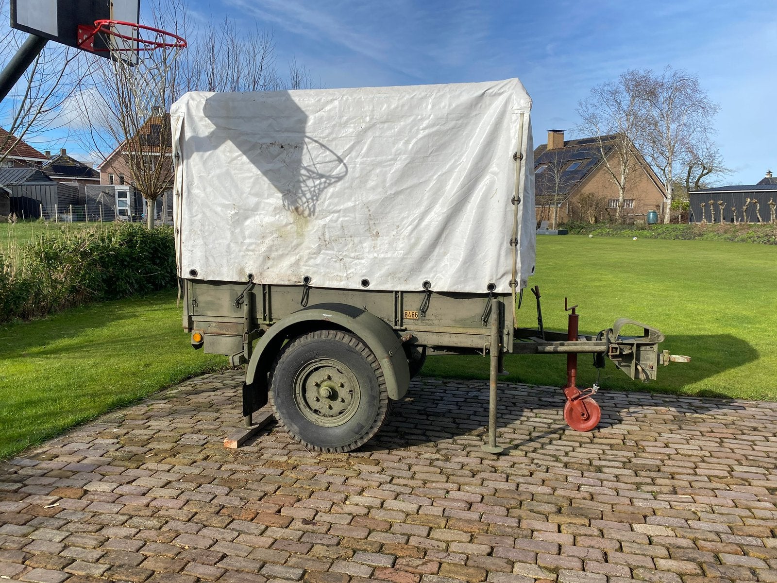 Polynorm 1 ton huifkar Nato koppeling, Ophalen, Gebruikt