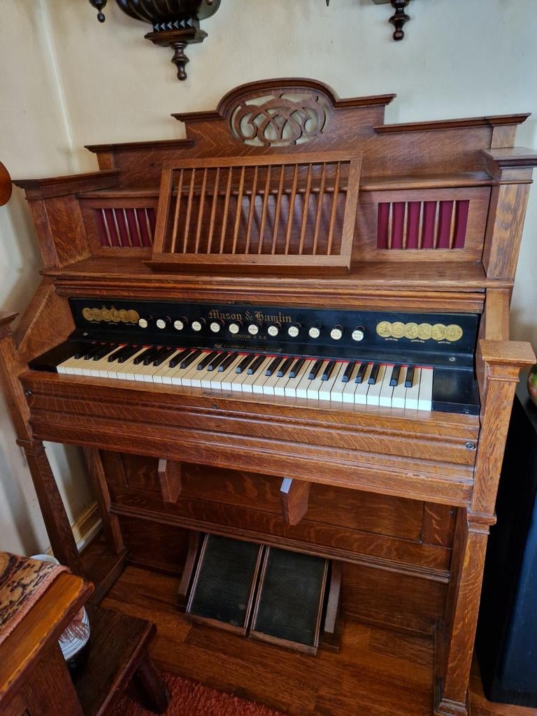 Mason & Hamlin harmonium. PRACHTIG EN ALS NIEUW, Muziek en Instrumenten, Orgels, Ophalen of Verzenden