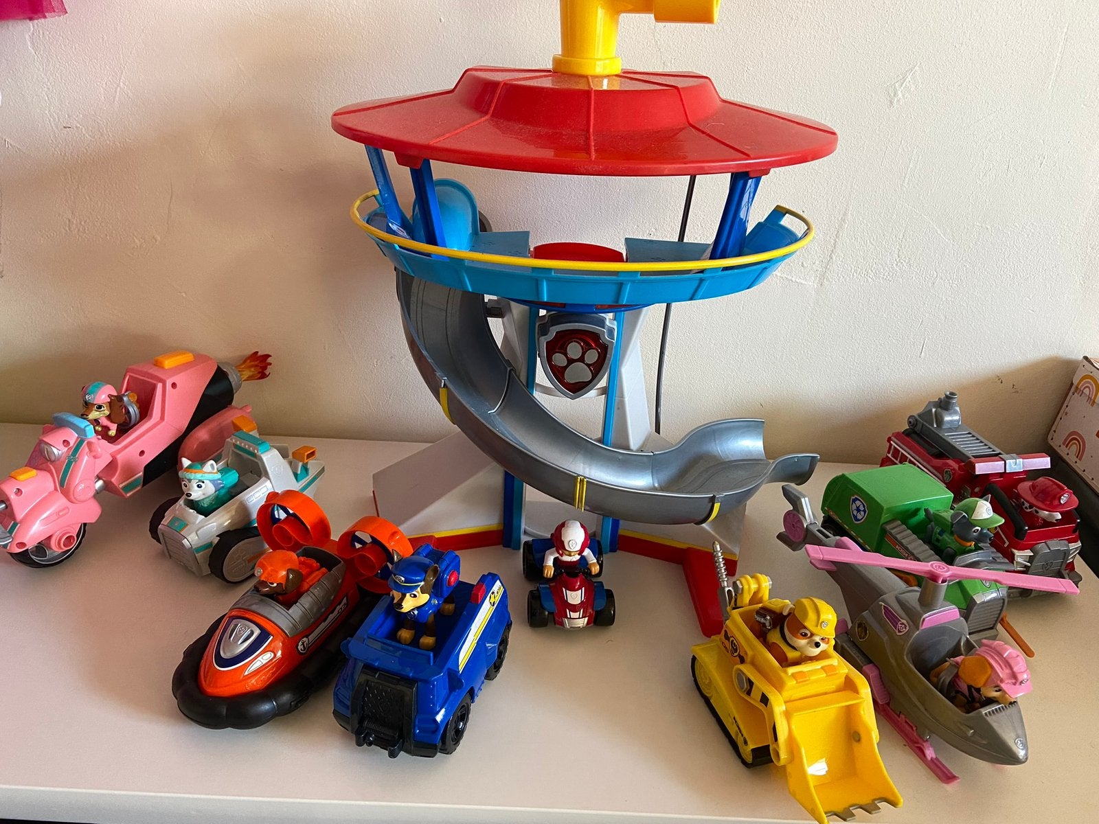 Paw patrol set, Kinderen en Baby's, Speelgoed | Actiefiguren, Ophalen of Verzenden, Gebruikt