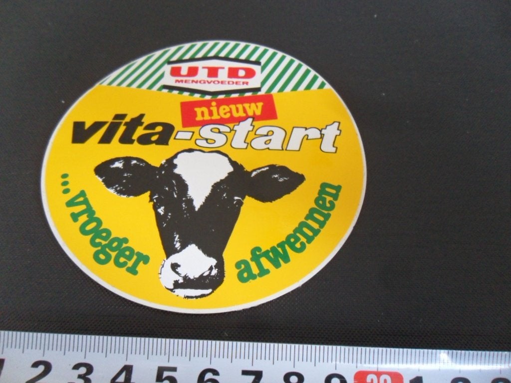 sticker UTD Mengvoeder Nieuw VITA-START vroeger afwennen *, Ophalen, Zo goed als nieuw