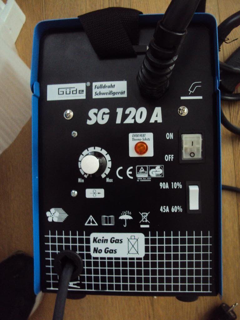 Mig Inverter Lasapparaat Gude SG 120A NIEUW + autom. helm, Ophalen, Nieuw, Minder dan 150 ampère, Inverter