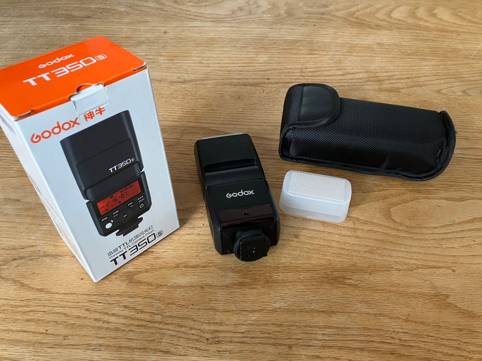 Godox TT350 voor Sony, Ophalen of Verzenden, Zo goed als nieuw, Zwart, Android