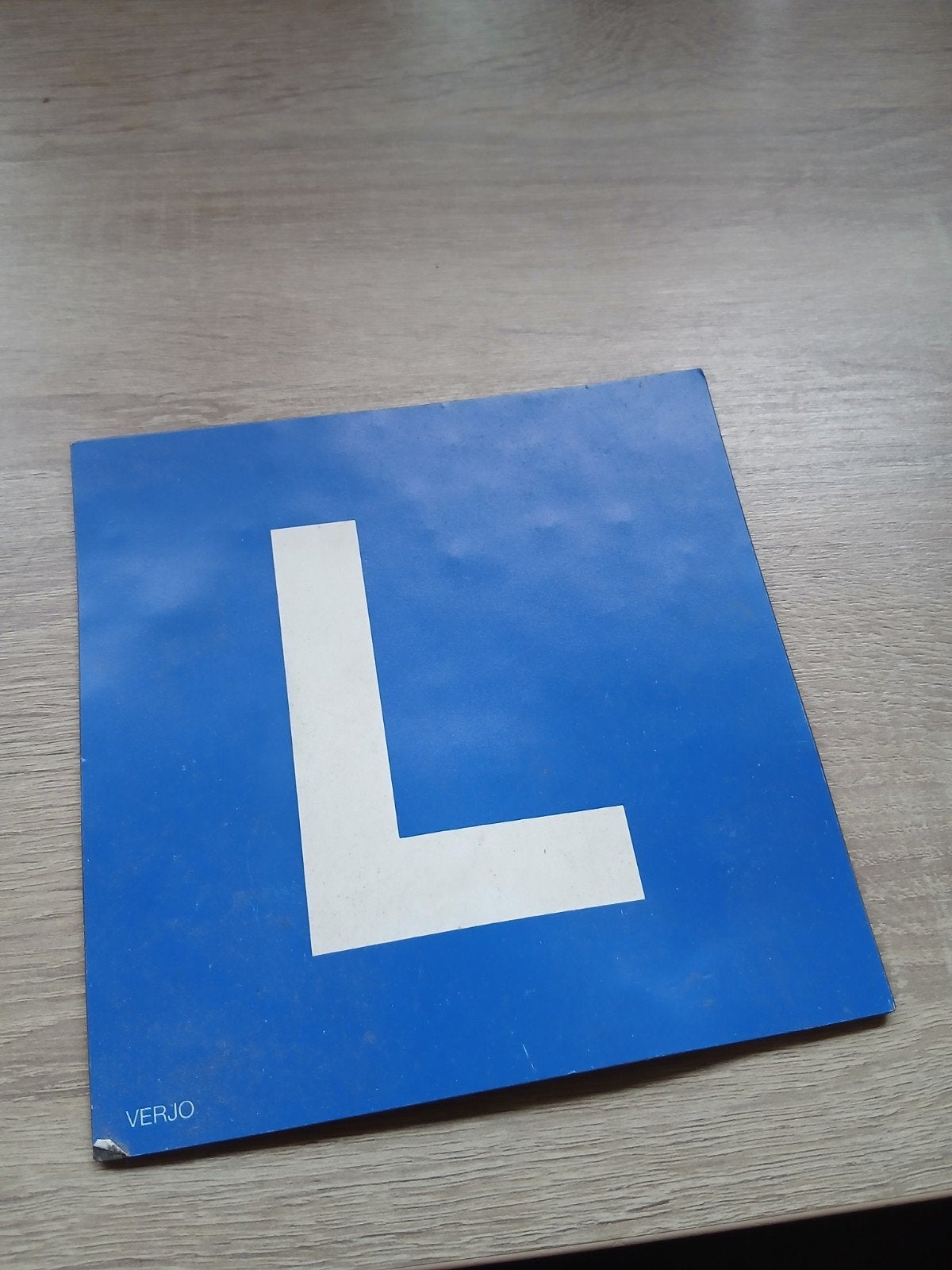 Magneet L-bord voor lesauto, Auto diversen, Ophalen of Verzenden, Gebruikt