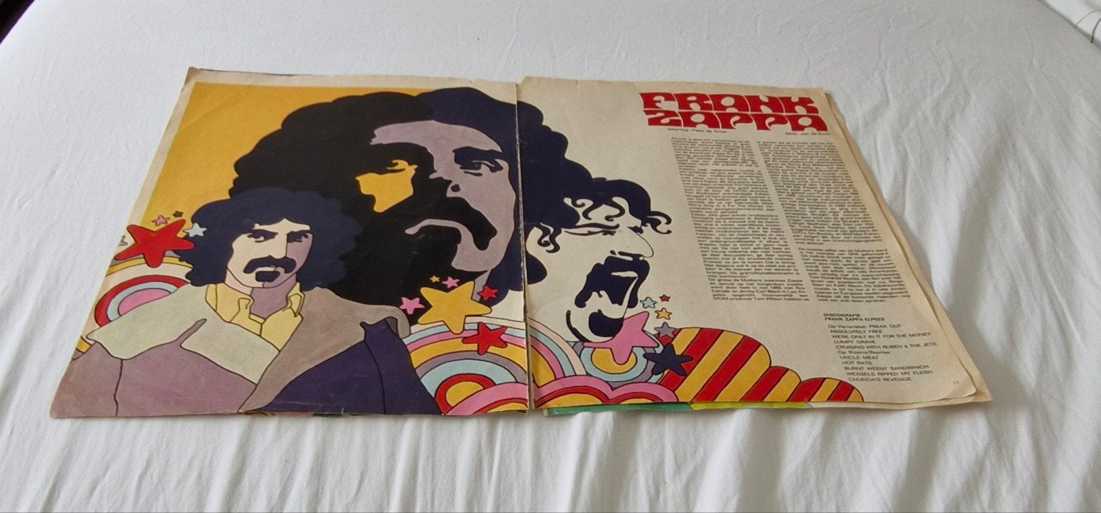 Frank Zappa - 2 pagina,s artikel pep, Ophalen of Verzenden, 1980 tot heden, Tijdschrift
