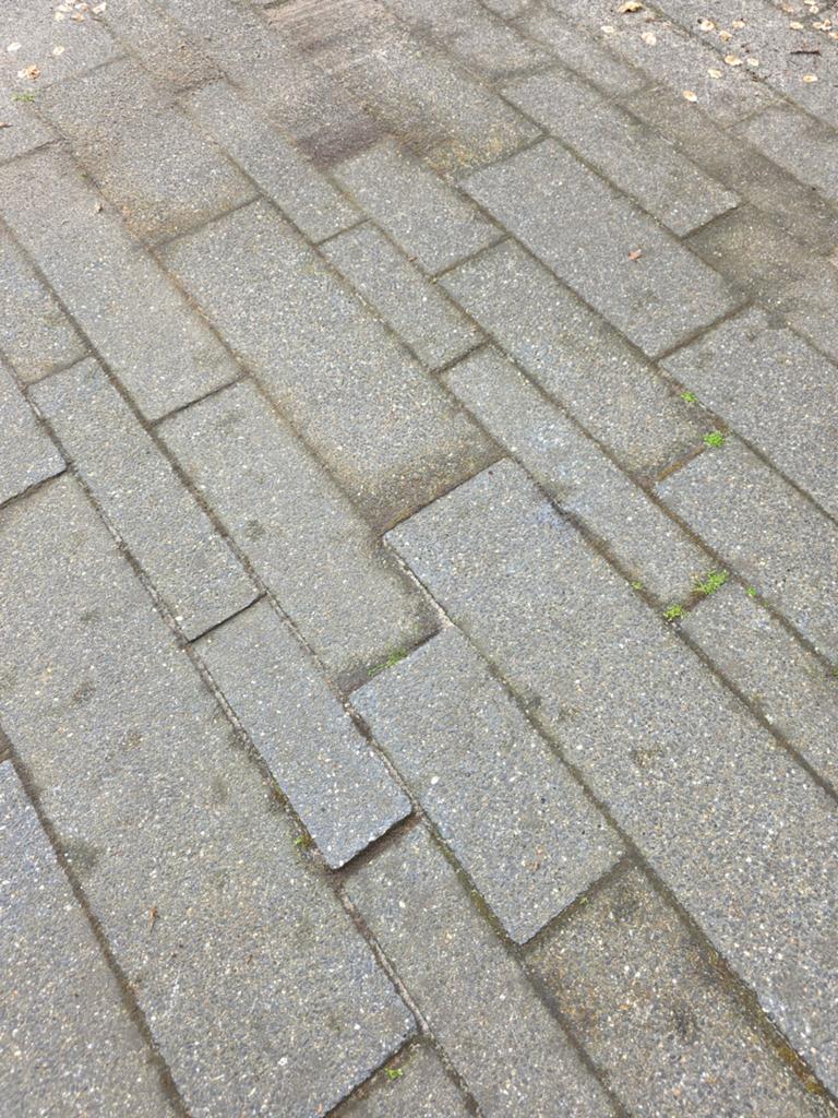 Terrastegels ca 20m2, Ophalen of Verzenden, Gebruikt, Beton, Terrastegels