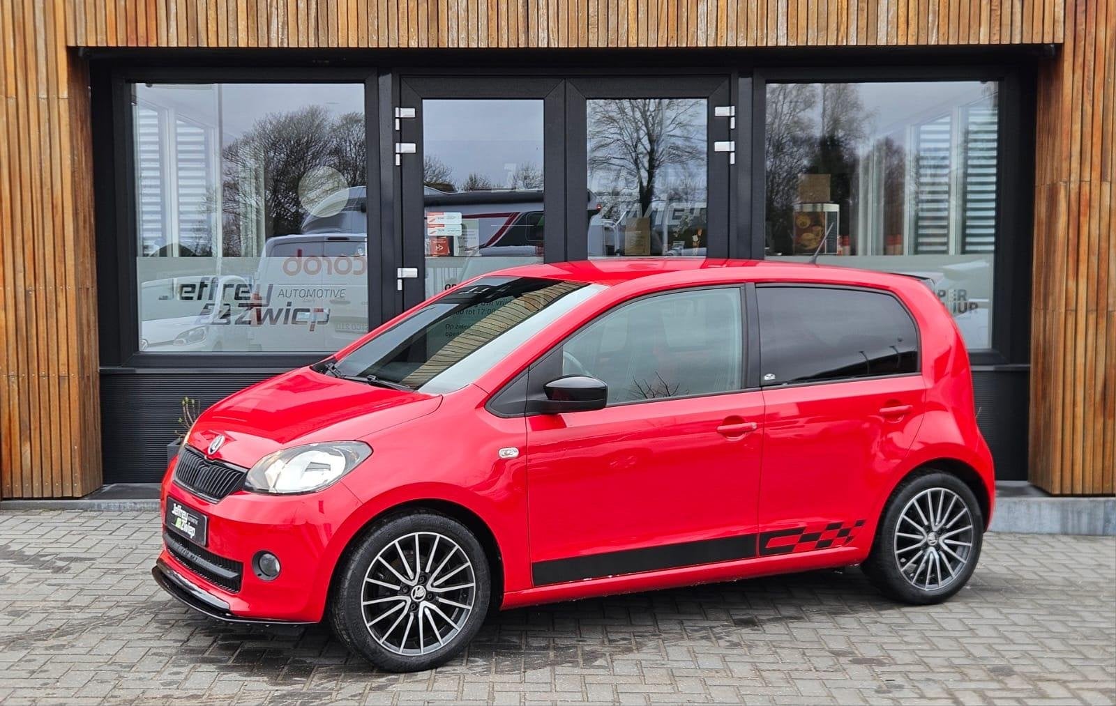 Skoda Citigo 1.0 Greentech Monte Carlo stoelverwarming. park, Auto's, Voorwielaandrijving, Euro 5, Stof, Gebruikt