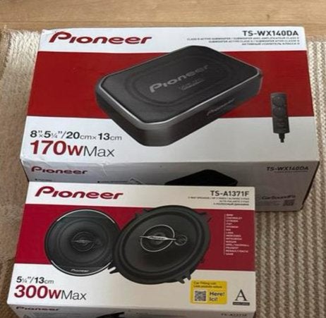 Pioneer Car Audio Set: Subwoofer, Speakers, Auto diversen, Ophalen of Verzenden, Nieuw