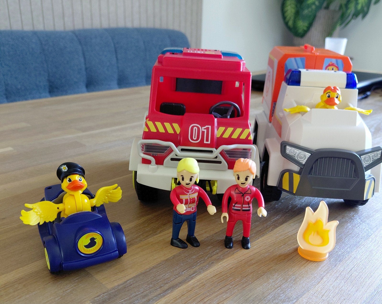Duck on call (playmobil) Brandweerwagen, Ambulance en, Ophalen of Verzenden, Zo goed als nieuw