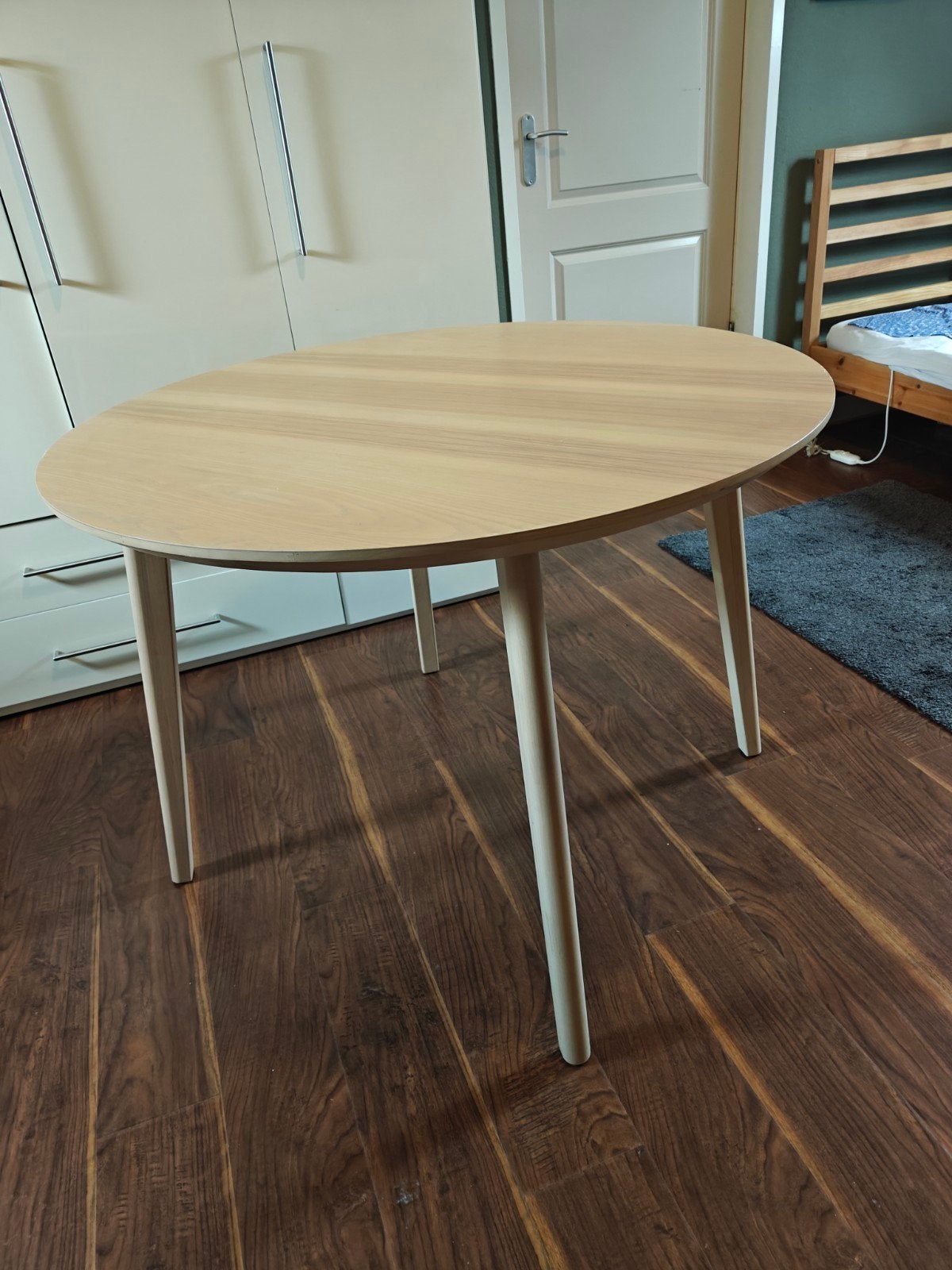Ronde tafel, Ophalen, Rond, Zo goed als nieuw, 100 tot 150 cm