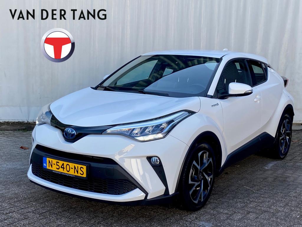 Toyota C-HR 1.8 Hybrid Dynamic / Trekhk / Navi. (bj 2021), Auto's, Toyota, 12 maanden, Stof, 4 cilinders, Wit