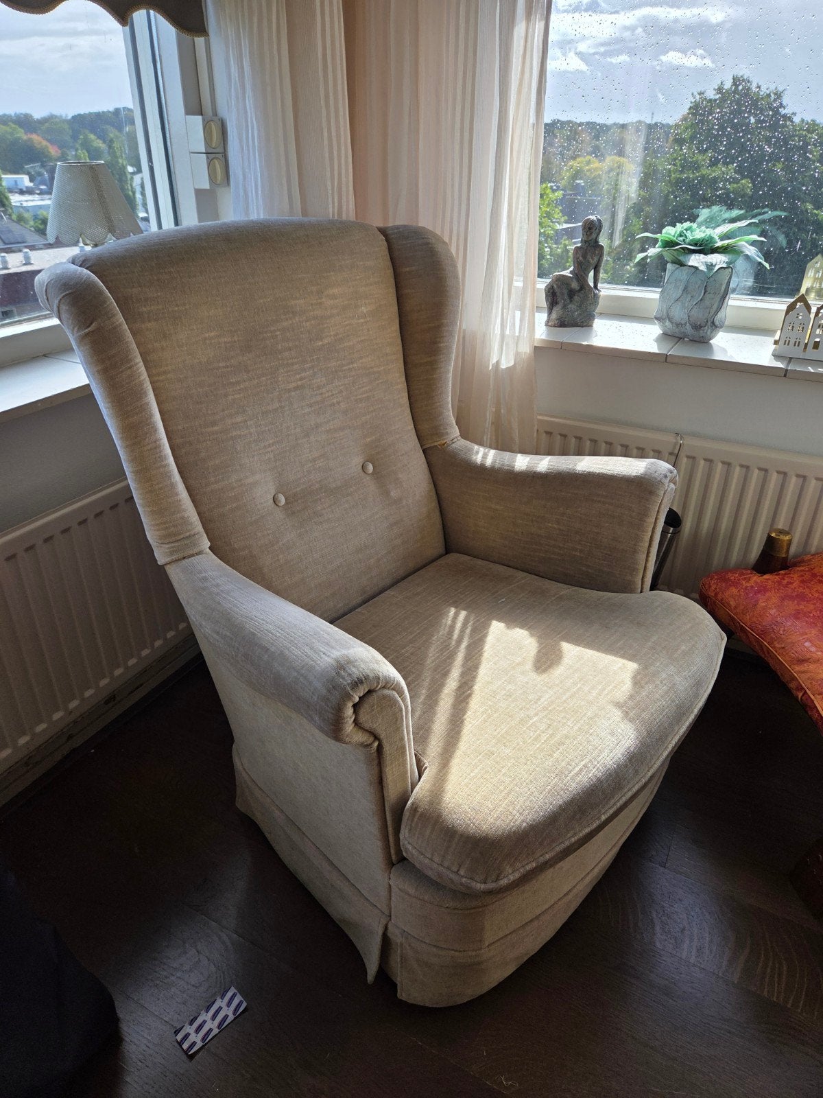 Fauteuil,  gratis af te halen, Ophalen, Gebruikt, 75 tot 100 cm, 50 tot 75 cm