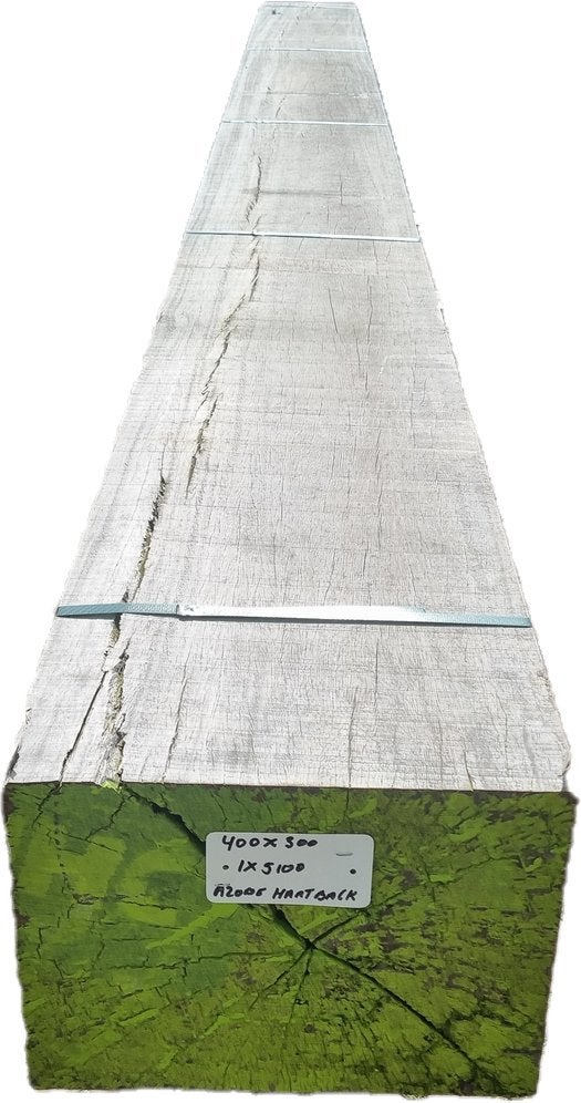 Hardhouten balk 30x40 cm 5.10 meter - nr: HB12, Tuin en Terras, Palen, Balken en Planken, Ophalen, 250 cm of meer, Balken, Hardhout