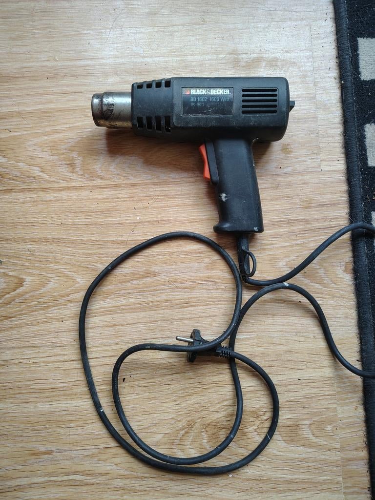 Black & Decker BD1602 heteluchtpistool, Ophalen of Verzenden