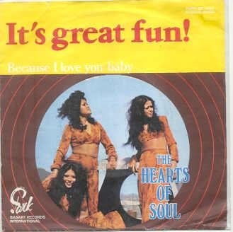Nederbeat- Hearts of Soul- It's great Fun, Gebruikt, 7 inch, Ophalen of Verzenden, Pop