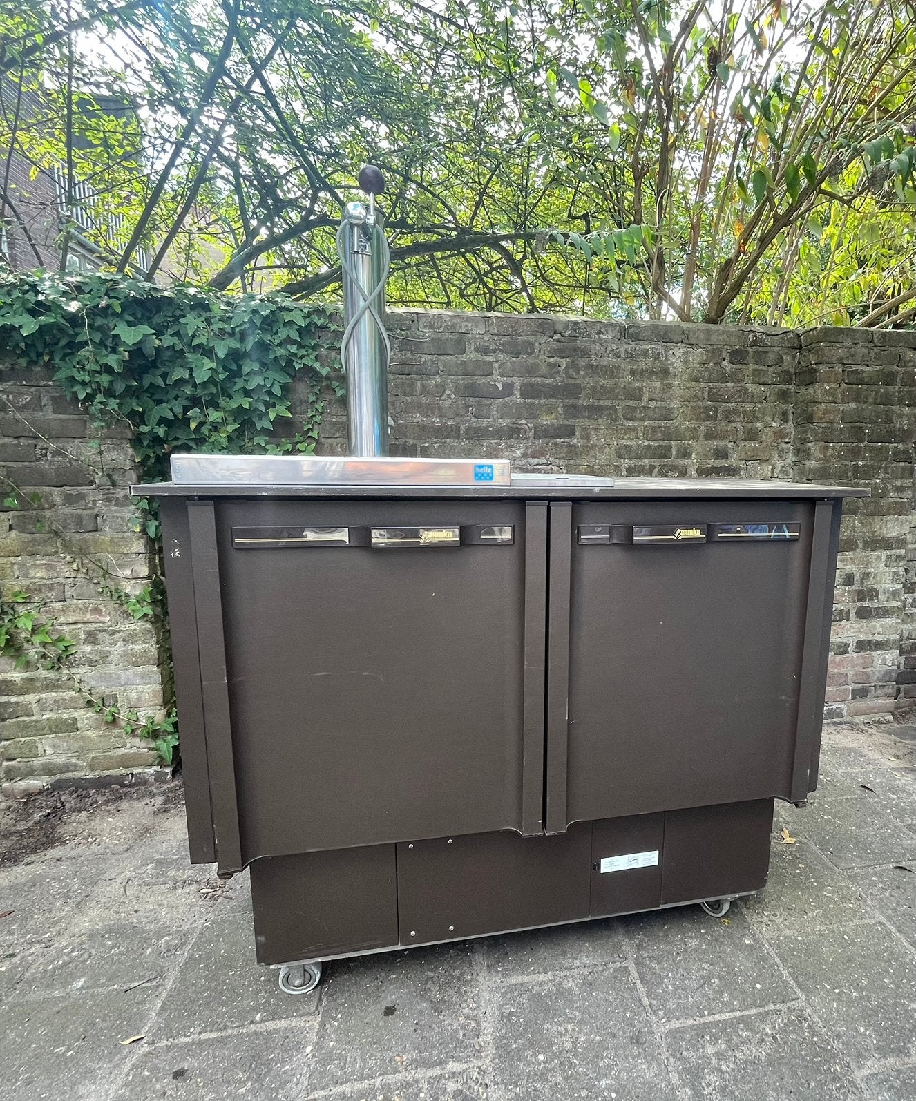 Mobiele biertap met koelelement en koolzuurfust, Ophalen, Gebruikt