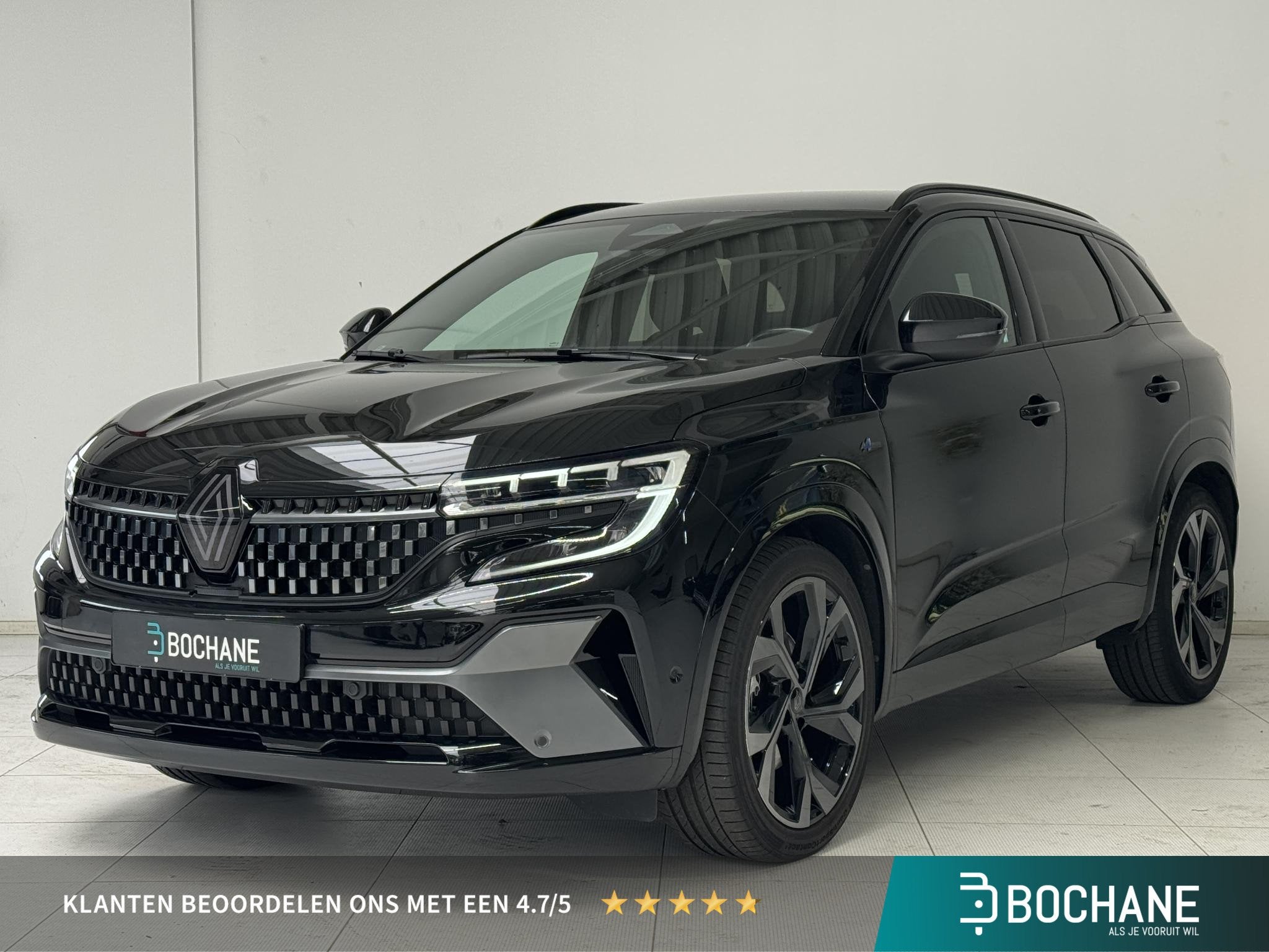 Renault Austral 1.2 E-Tech full hybrid 200 Techno Esprit Alp, Auto's, Gebruikt, Zwart, 1492 kg, Bedrijf