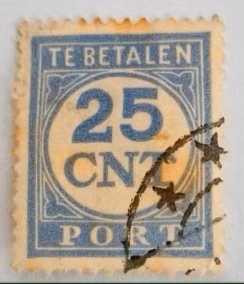 Nederland 1921-1938 - nvph P74 - Portzegels -ab1, Postzegels en Munten, Ophalen of Verzenden, T/m 1940, Gestempeld