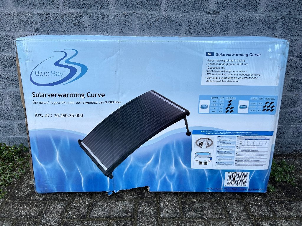 Blue Bay solarverwarming op statief | Kappa Curve, Ophalen of Verzenden, Nieuw, Verwarming