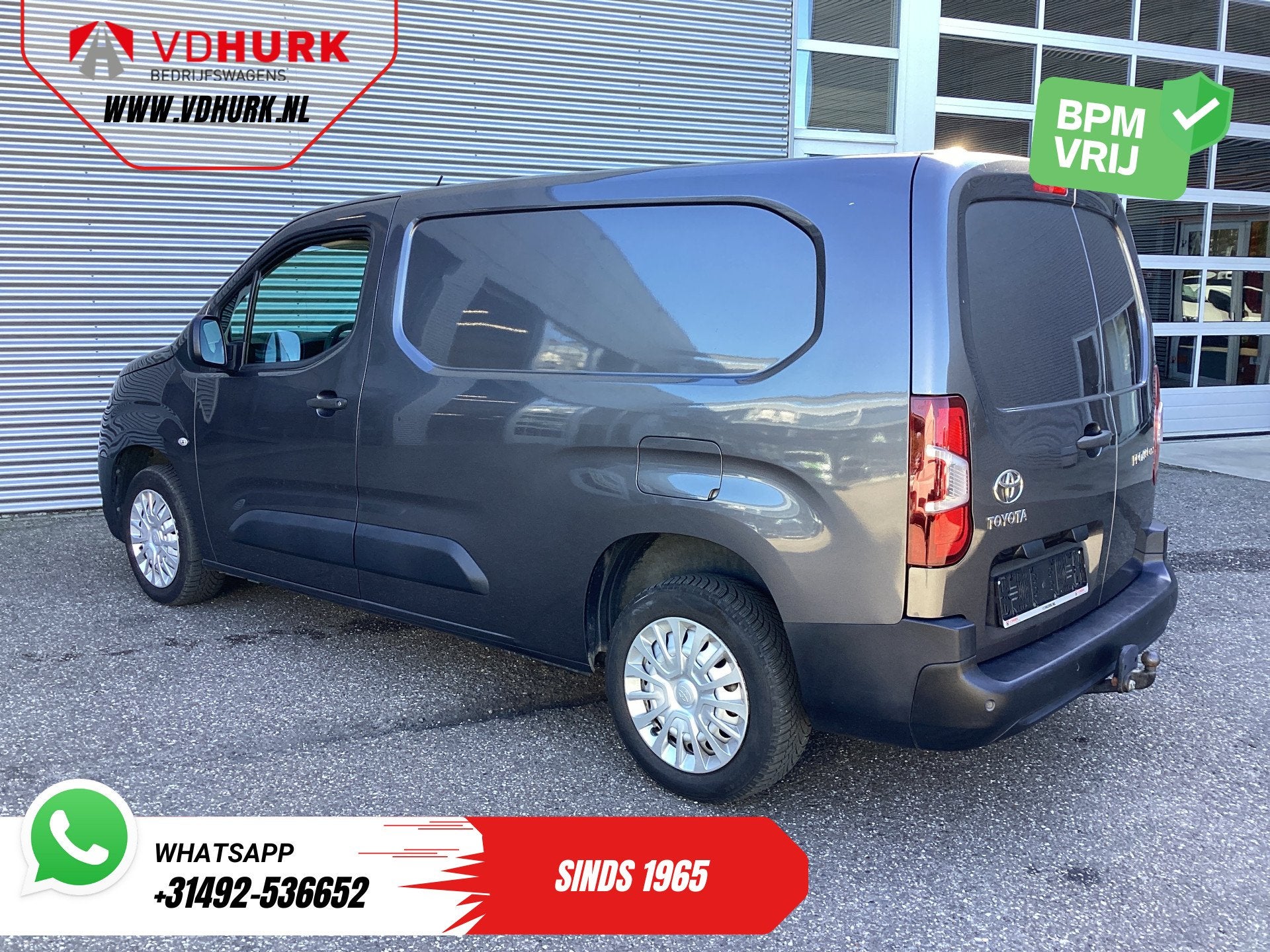 Toyota PROACE CITY 1.5 130 pk L2 Carplay/ 3Pers/ Cruise/ Air, Auto's, Voorwielaandrijving, Gebruikt, Lichtsensor, Origineel Nederlands