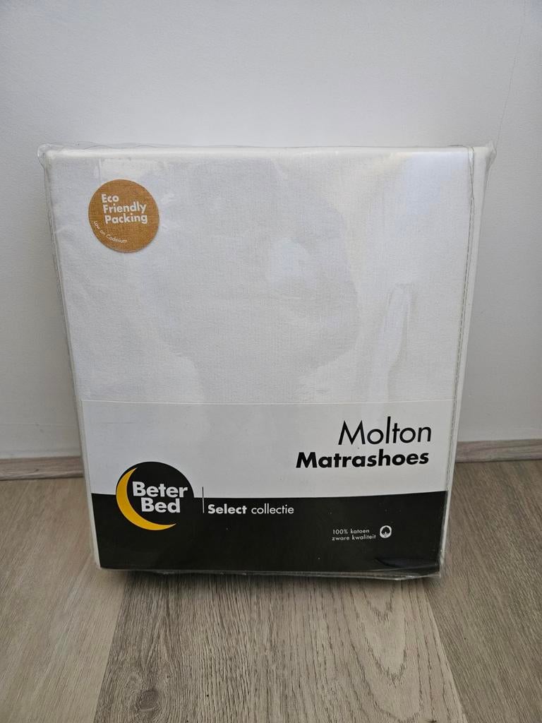 Molton Matrashoes 140x200 - beter bed, Huis en Inrichting, Slaapkamer | Beddengoed, Ophalen of Verzenden, Nieuw, Tweepersoons