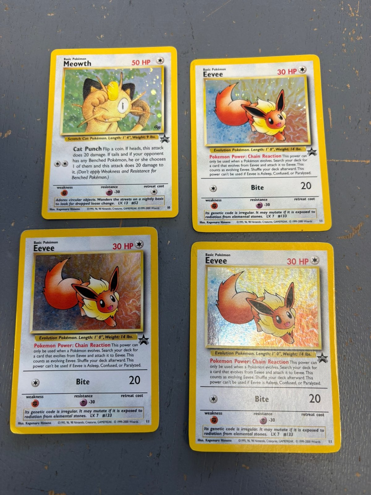 4 wizard black star promos, Ophalen of Verzenden