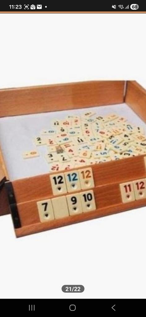 👋👋👋Nieuwe Houten Okey Set - 4 Personen - Compleet👋👋👋, Drie of vier spelers, Ophalen of Verzenden, Nieuw