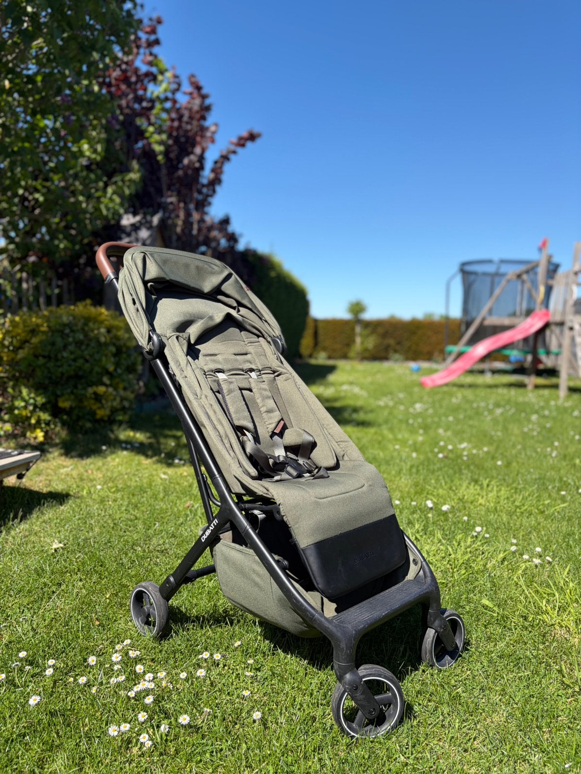 Dubatti buggy Smart E2 groen/bruin, Kinderen en Baby's, Buggy's, Ophalen, Zo goed als nieuw