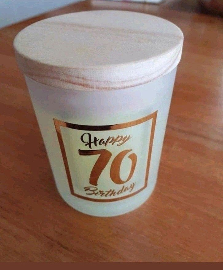 Paperdreams geur kaars goud 70 jaar, Ophalen of Verzenden, Nieuw