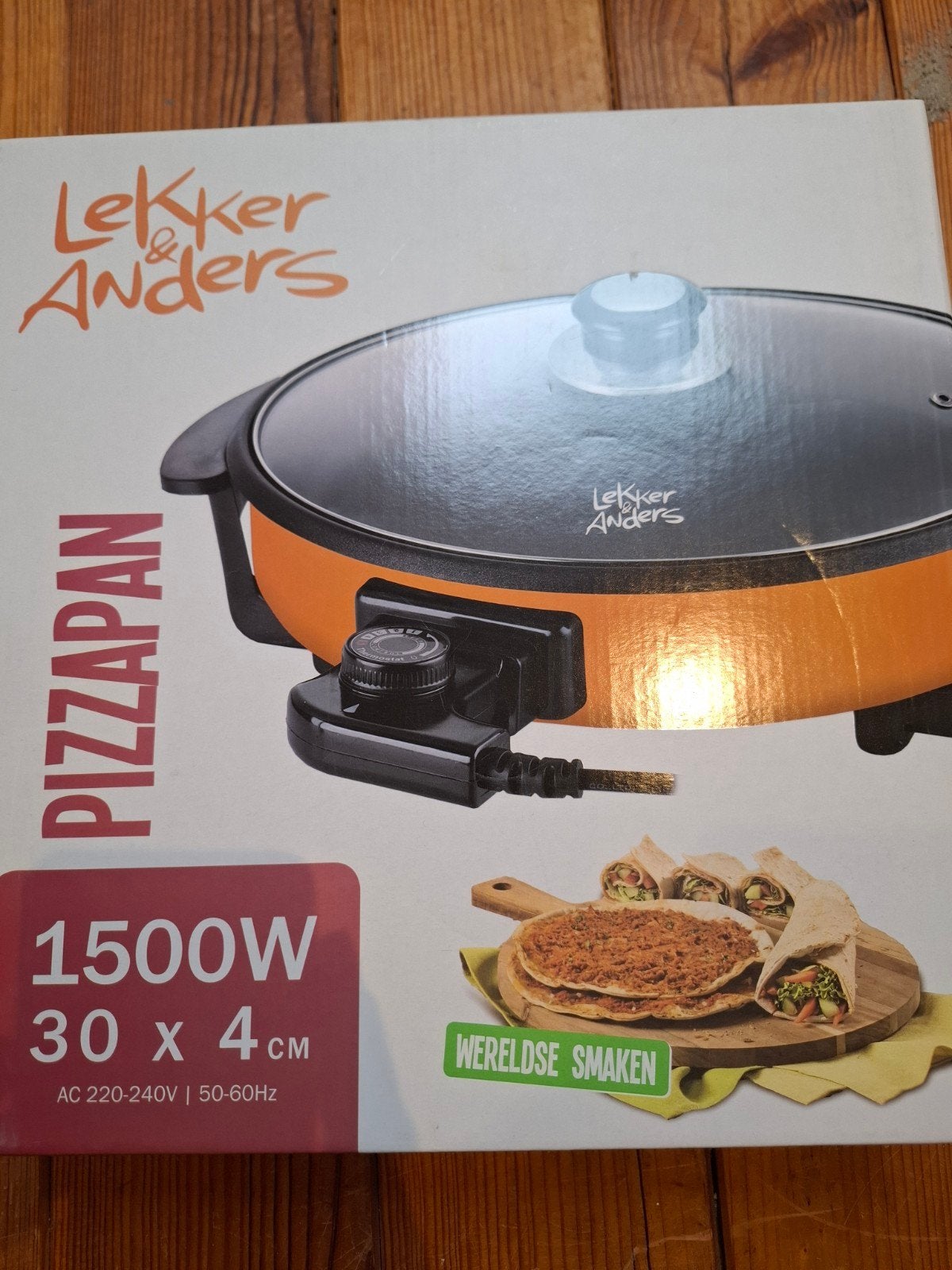 Lekker & Anders Pizzapan 1500W - Nieuw in doos, Ophalen, Nieuw