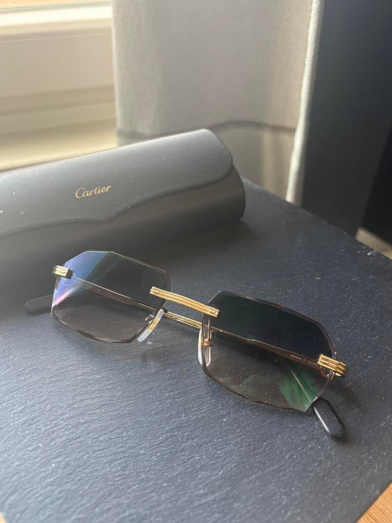 Cartier bril Diamond cut, Ophalen of Verzenden, Zo goed als nieuw, Bril, Overige merken