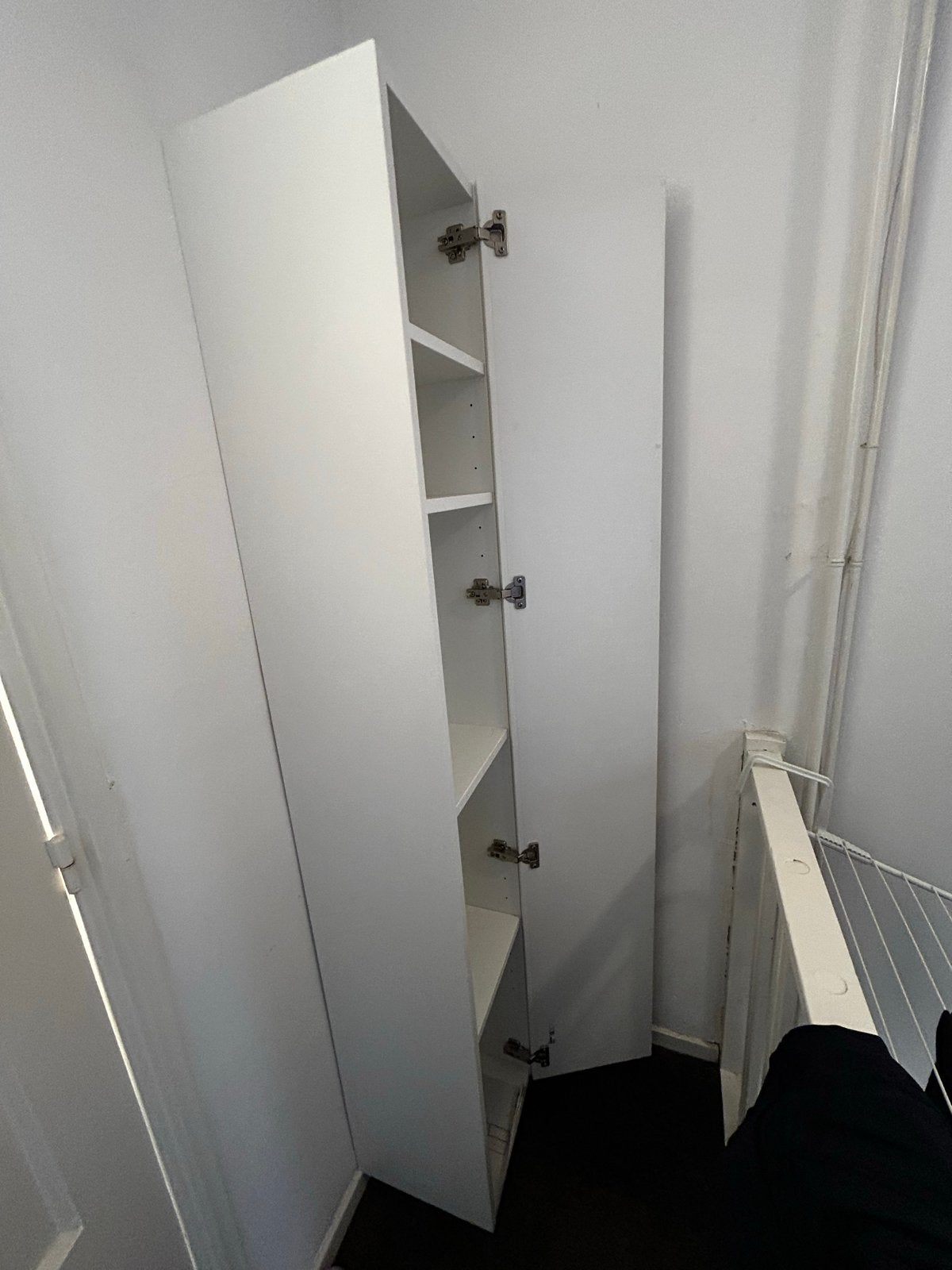 IKEA Badkamer Kast  - Wit, Slank en Praktisch, Ophalen, (Half)hoge kast, Minder dan 50 cm, Zo goed als nieuw
