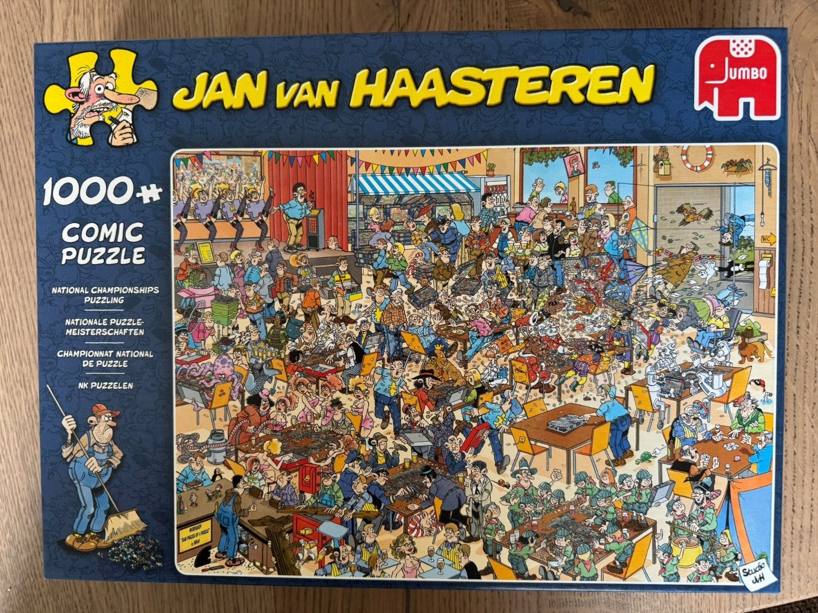 Jan van Haasteren - NK Puzzelen - 1000 stukjes, Ophalen of Verzenden, 500 t/m 1500 stukjes, Zo goed als nieuw, Legpuzzel