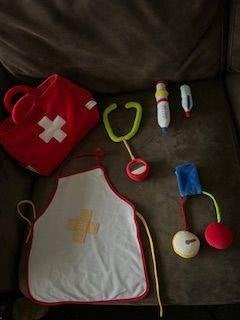 Dokterstas met doktersspullen, Ophalen, Zo goed als nieuw, Jongen of Meisje