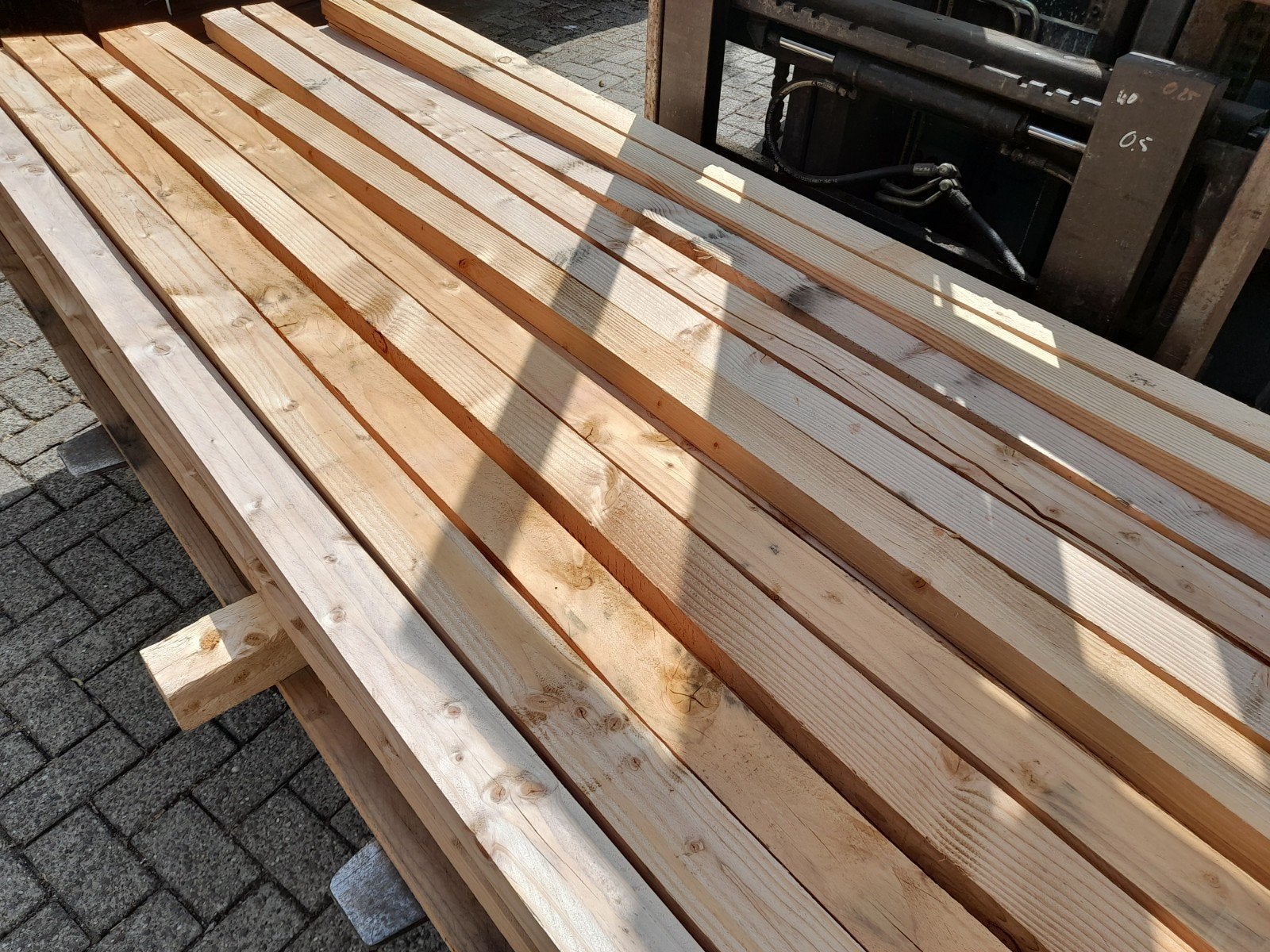 Douglas regels 5x7x300 cm, B-keus, liggers, balken, balk, Ophalen, Nieuw, 250 cm of meer, Balken