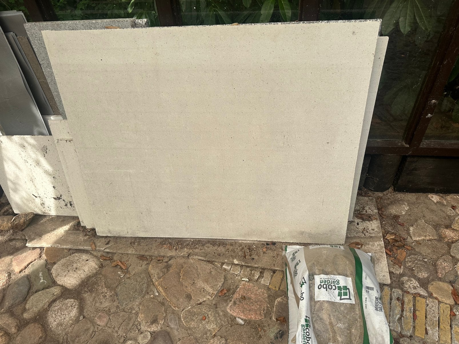 3 platen Fermacell 122x90 cm ongebruikt + reststukken, Ophalen, Zo goed als nieuw