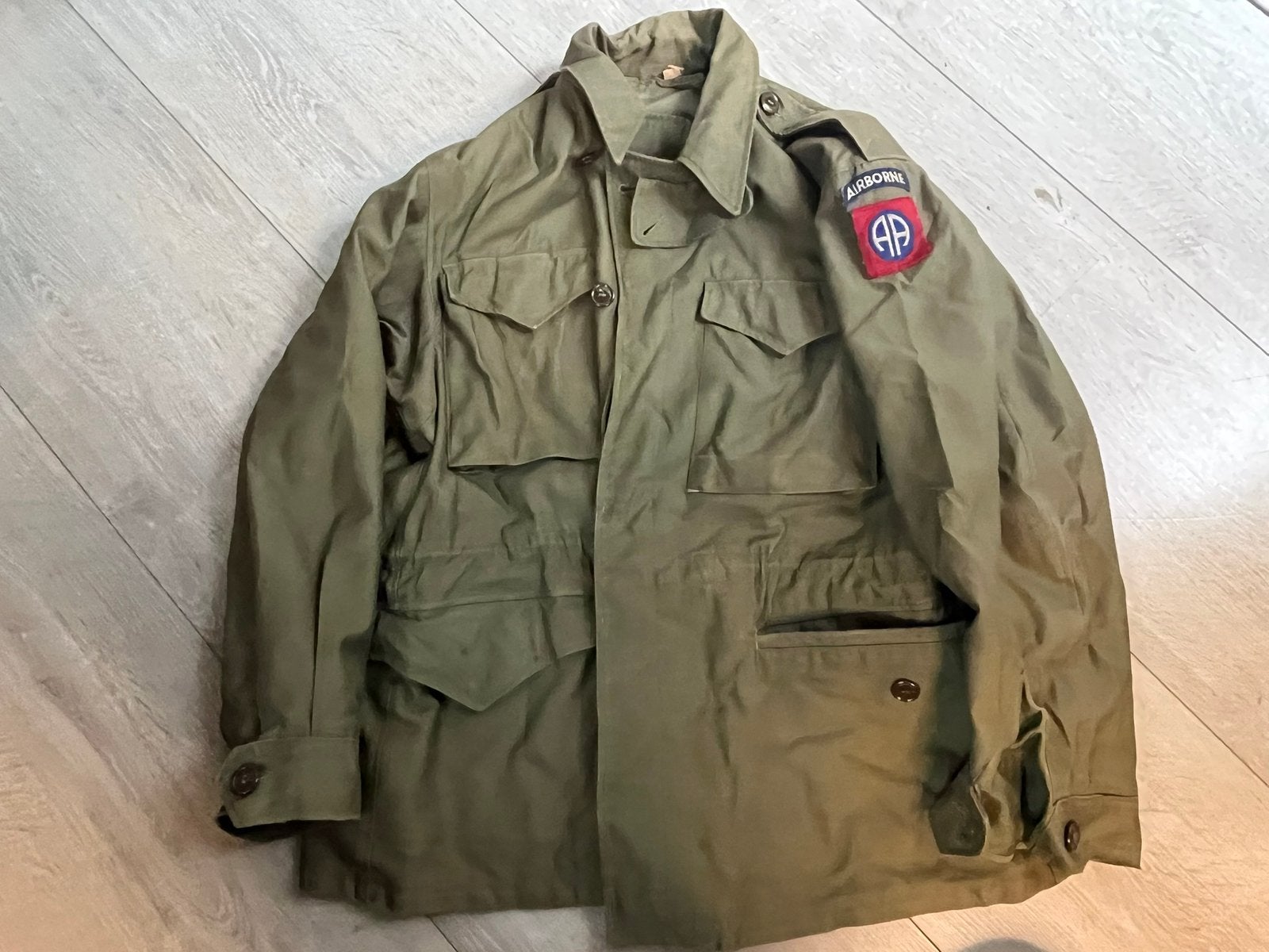 Orginelen 82nd airborn jas wo2, Ophalen of Verzenden, Kleding of Schoenen