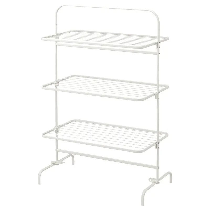 IKEA Mulig wasrek - Wit, 3 lagen, Tuin en Terras, Ophalen, Gebruikt, Wasrek